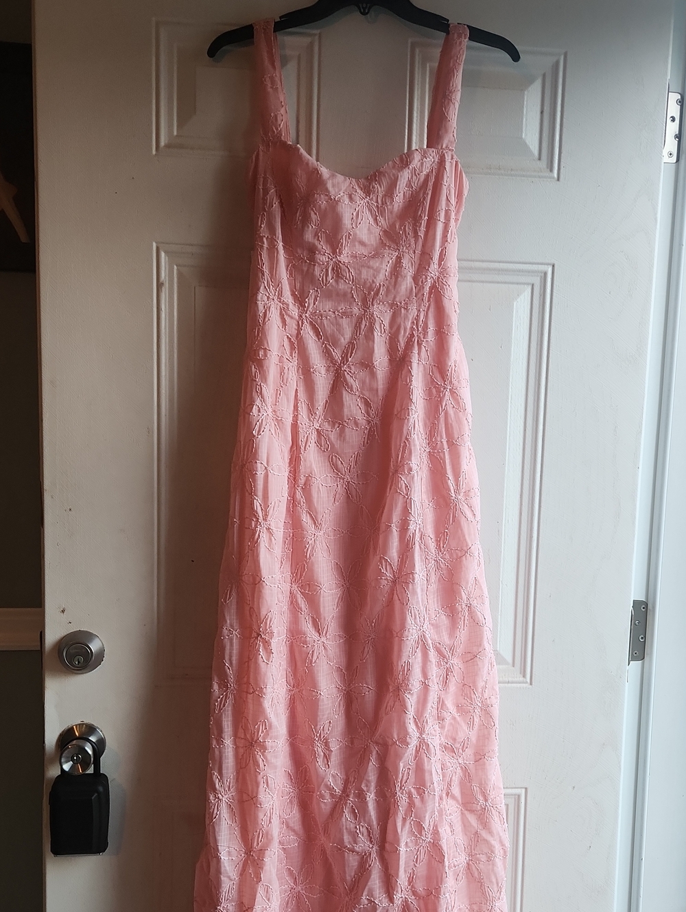 Petal & Pup Pink Embroidered Maxi Dress